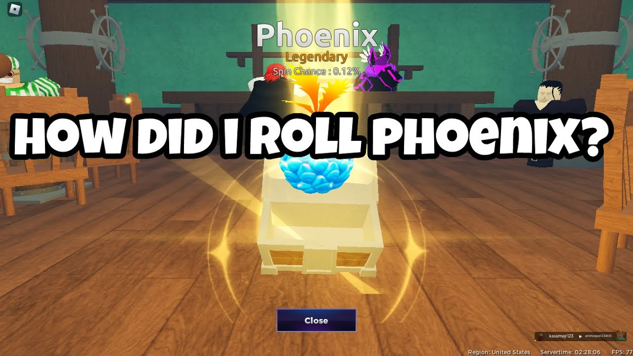 How I got Phoenix IN FRUIT BATTLEGROUNDS!!!! YouTube