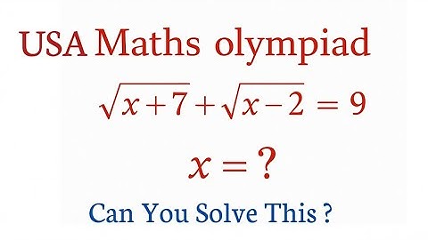 USA Mathematics Olympiad Questions and Harvard University Interview Questions for USA Audience 