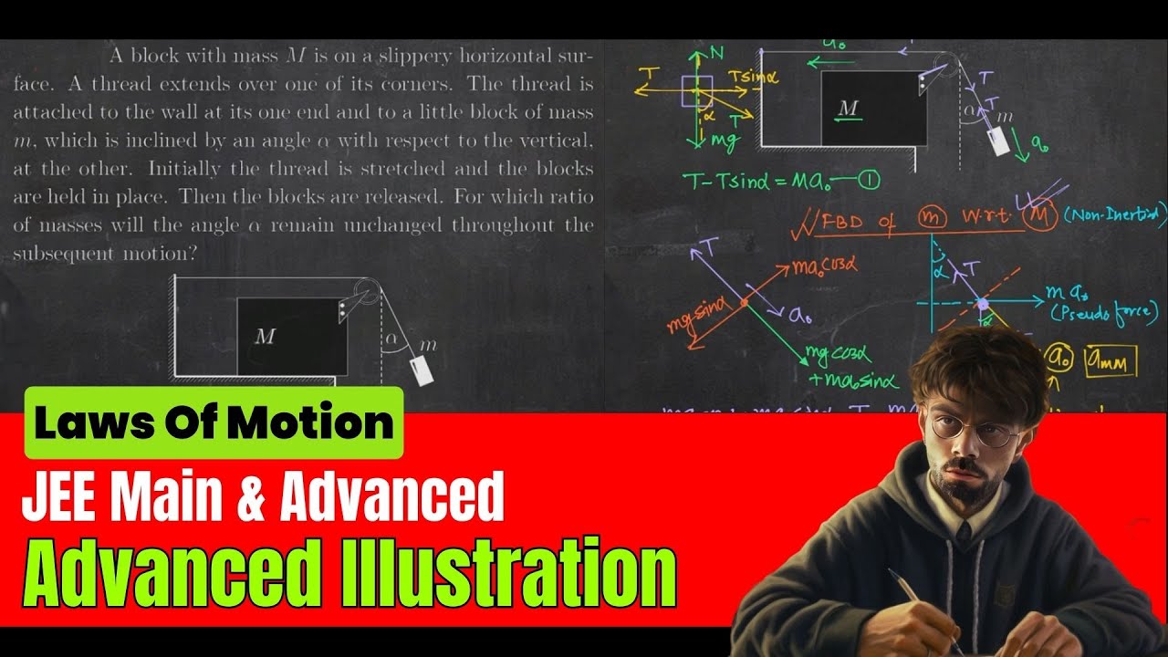 Mastering Newton's Laws of Motion: Understanding NLM and Constraint Relations | JEE Advanced | Main