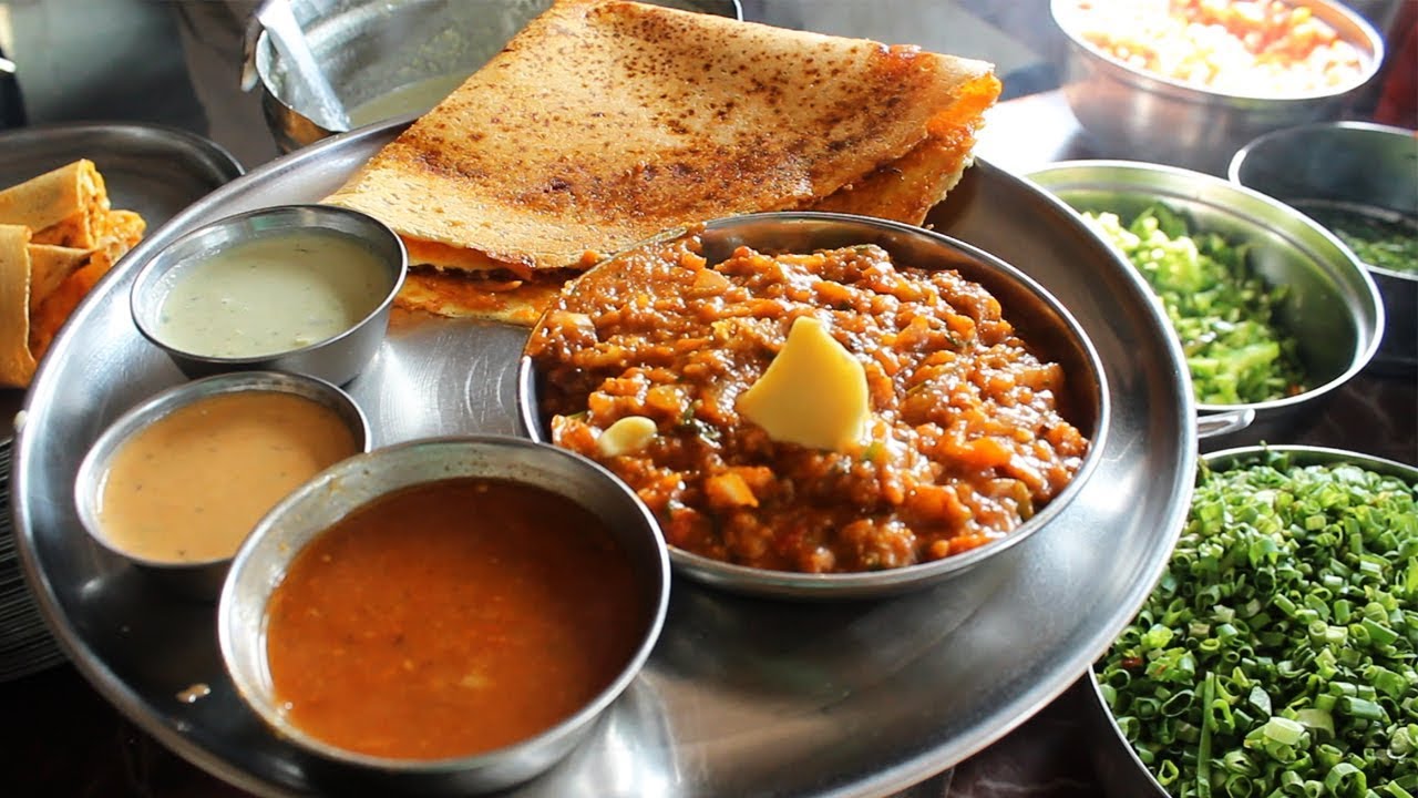 Street Food in Mumbai | Masala Dosa | Indian Street Food | Desi Indian Food