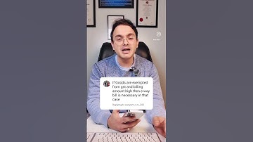 What if goods are exempted from GST | Billing amount high than Eway bill | gstguy