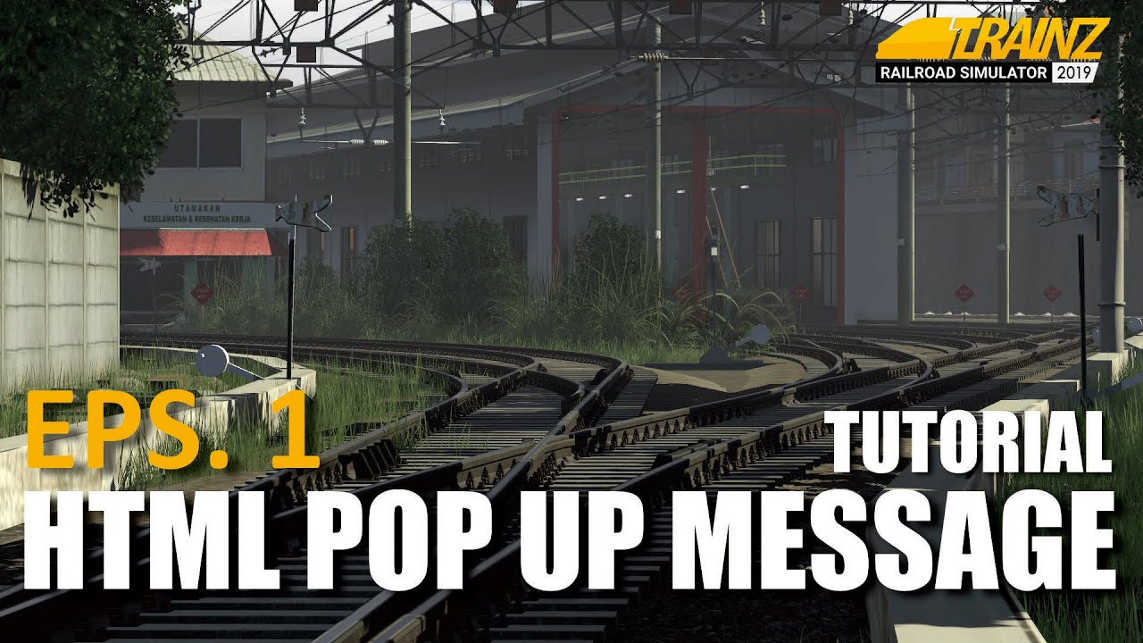 #KuliahTrainz Eps. 1 | Tutorial Membuat HTML Untuk PopUp Message