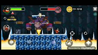 Dan The Man Action Platformer Frosty Plains Stage 2-3 Secret Area: Epic Boss at -22F
