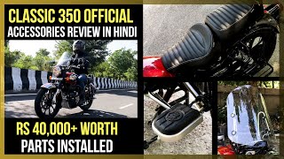 Royal Enfield Genuine Motorcycle Accessories (GMA) Review | Fully-Loaded 2021 Classic 350 screenshot 1