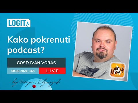 Kako pokrenuti podcast? Gost: Ivan Voras, Surove Strasti | Buba u uho #18, LOGIT LIVE