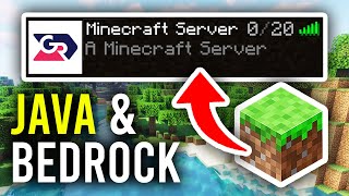 how to make a minecraft java and bedrock server for free - full guide