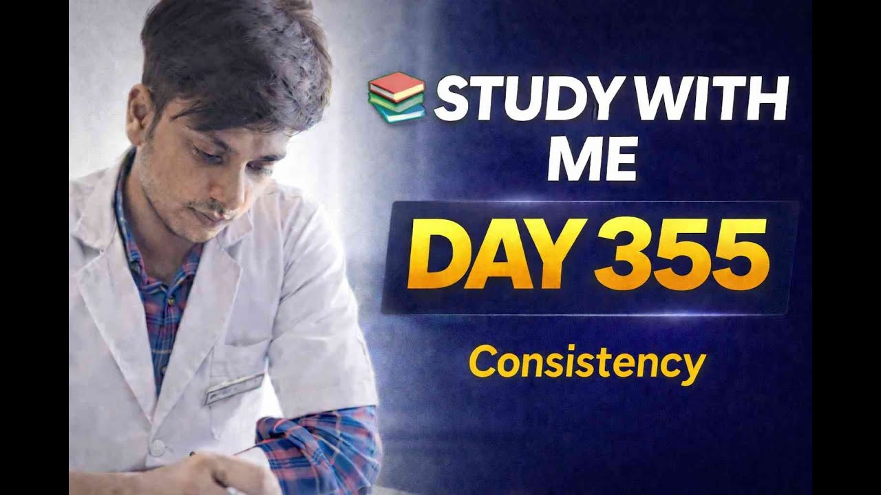 📚 LIVE STUDY WITH ME | Day 355 | UPSC | BPSC | SSC | RRB | JEE l NEET