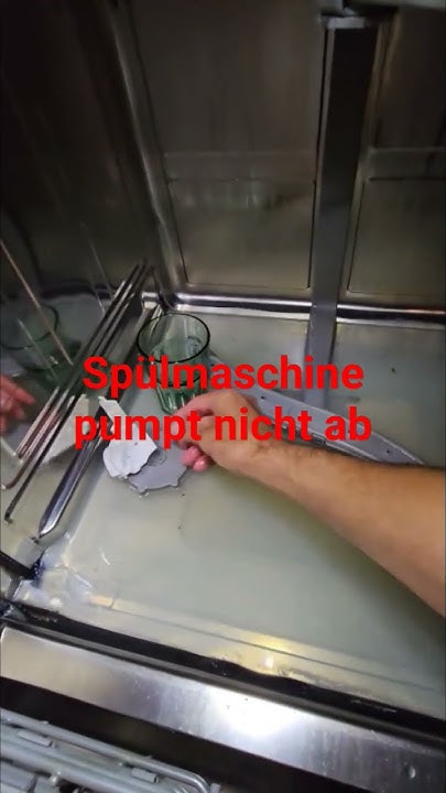 Siemens Spülmaschine Pumpt Nicht Ab Und Brummt Spülmaschine brummt pumpt nicht ab Wasser steht in der Maschine - YouTube