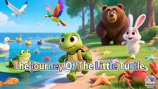 From Pond to Ocean: The Little Turtle's Impossible Adventure #KidsStory #Perseverance #NeverGiveUp