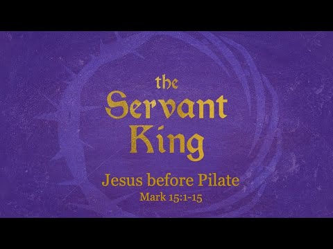 Jesus Before Pilate (Mark 15:1-15) - YouTube