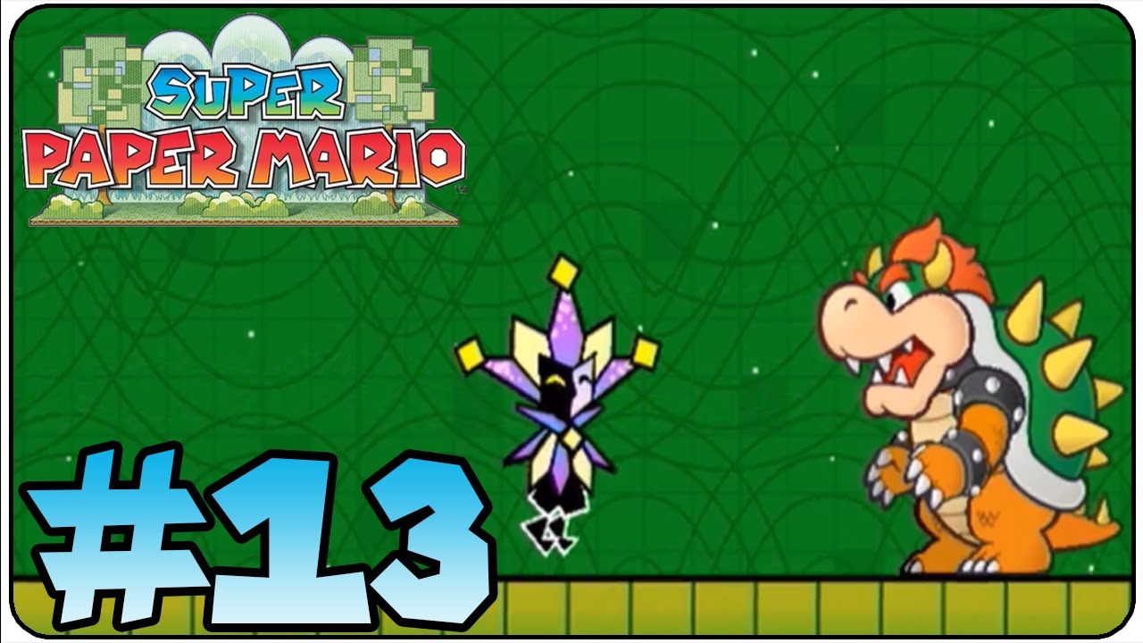 Super Paper Mario Walkthrough Part 13 Chapter 3-3 Up, Up, and a Tree - YouTube