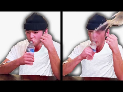 محاولة الشرب أثناء الصعق بالكهرباء