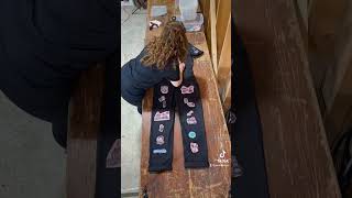 Linocut Printing Coveralls