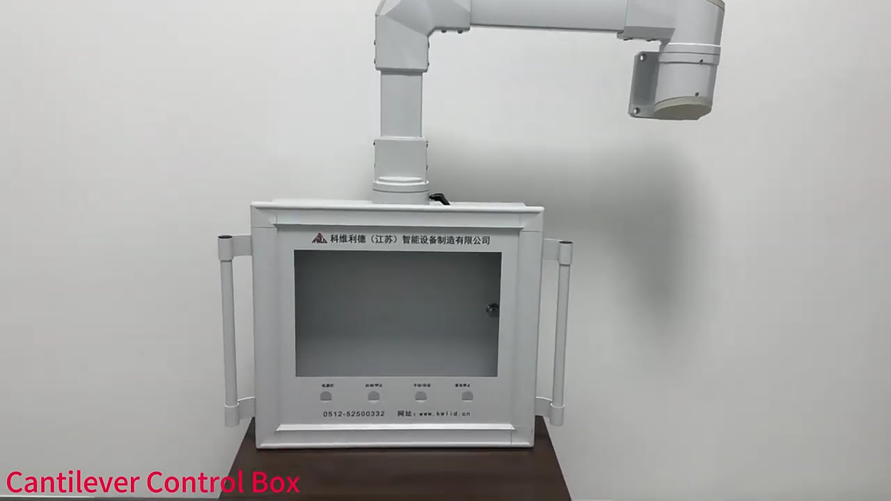 HMI panel control box support arm system aluminum cantilever box control