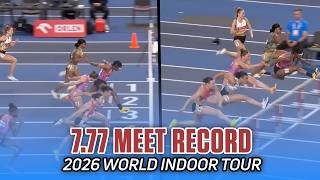 7.77! Devynne Charlton Sets Meet Record in 60m Hurdles | World Indoor Tour Torun 2026