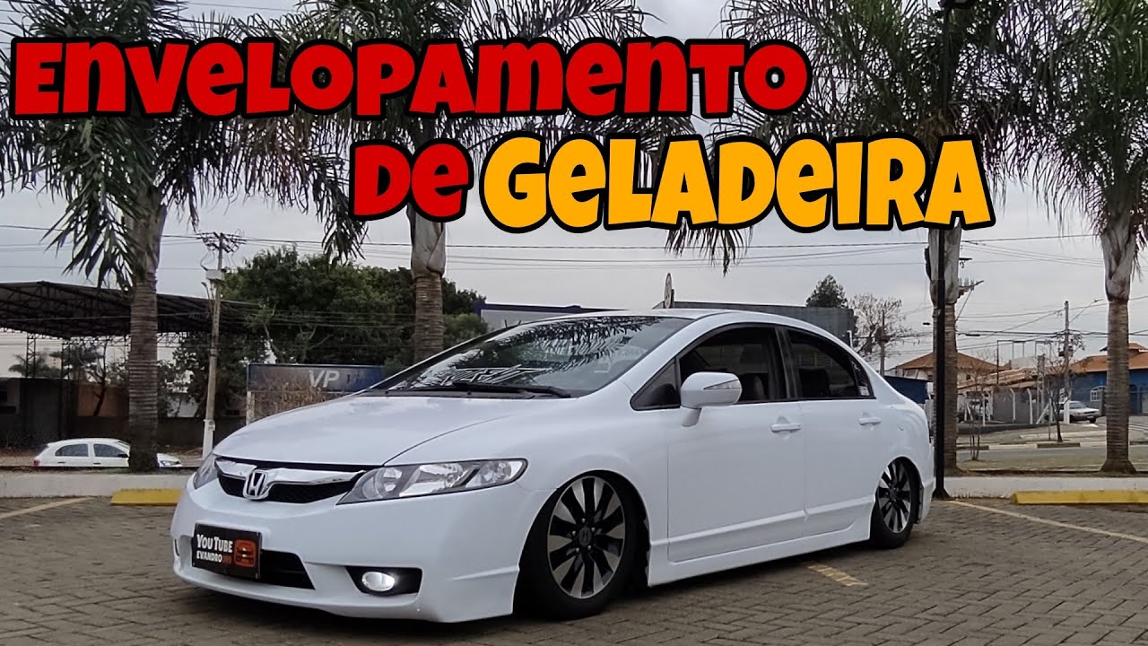 NEW CIVIC 2011 LXL ARO 16205/55/16 NA SUSPENSÃO A AR YouTube