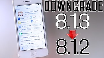 How To Downgrade iOS 8.1.3 to iOS 8.1.2 & Jailbreak Untethered