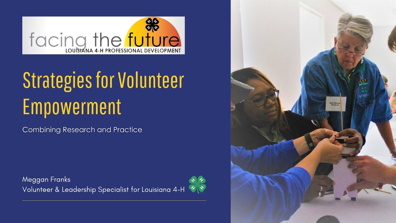 Strategies for Volunteer Empowerment