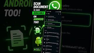 WhatsApp Android Update Brings Built-in Document Scanner!