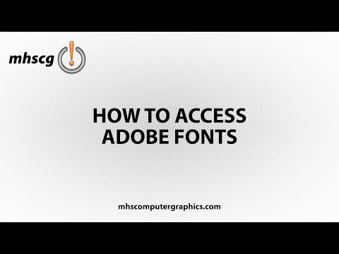 How to Access Adobe Fonts in Photoshop