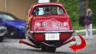 Two-Wheeled Car with a Gyroscope to Balance 😨 | 1967 Gyro-X in Action + Driving Scenes!