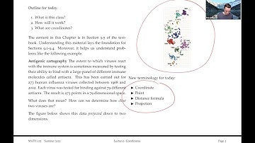 MATH 155 - Lecture 1: Coordinates