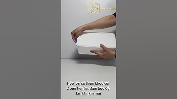 Hộp làm kem nhựa VIỆT NHẬT - Bé 1kg 1L2, to 2kg 2L8, Có nắp, đựng thực phẩm tủ lạnh