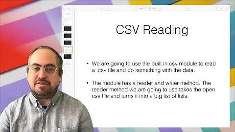 Programming for Cultural Heritage - Reading / Writing Files & Reading CSV files
