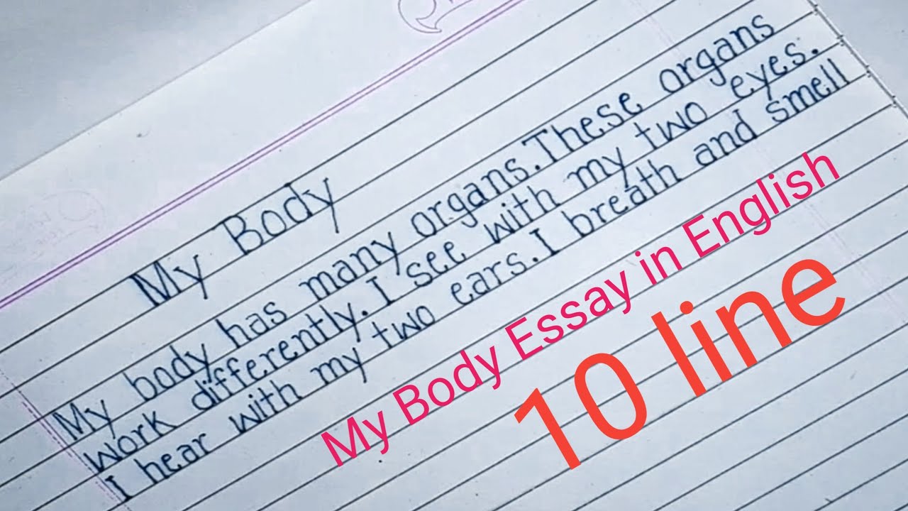 essay in english body