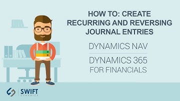 How To: Create Recurring and Reversing Journal Entries in Dynamics NAV