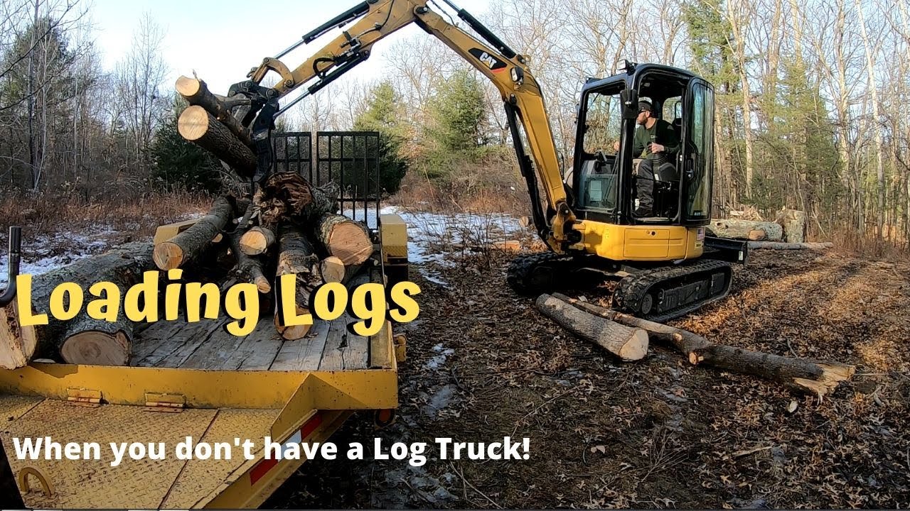 Massive Oak Tree Removal Pt2 - When You Don't Have a Log Truck - YouTube