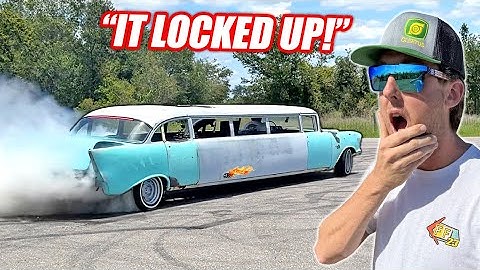 10.3L Big Block Limo FIRST TEST! Ended Badly...