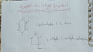 تسمية المركبات العضوية ( السلاسل الحلقية)  _ تخصص الكيمياء العضوية مستوى جامعي