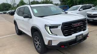 New 2024 GMC Acadia AT4 with 4 cylinder engine test drive review