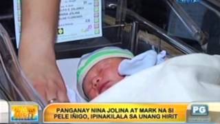 Unang Hirit: Panganay nina Jolina at Mark na si Pele Íñigo, ipinakilala sa Unang Hirit