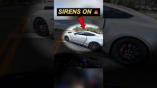 Biker surprised by undercover cop