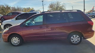 2008 Toyota Sienna Startup Quick Walk-around and Short Drive