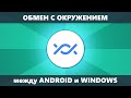 Обмен с окружением — беспроводная передача файлов между Windows и Android