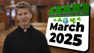 The Marian Fathers' Schedule for March 2025!