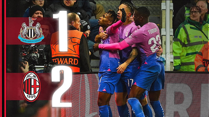 Pulisic - Chukwueze | Newcastle 1-2 AC Milan | #ChampionsLeague Highlights | Matchday 6