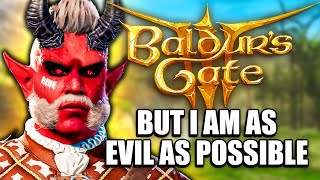 Being as evil as possible in Baldur