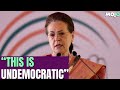 Sonia gandhi  efforts by pm modi to cripple congress financially  rahul gandhi  elections 2024
