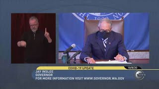 Washington Gov. Jay Inslee announces $15 million grant for businesses during pandemic