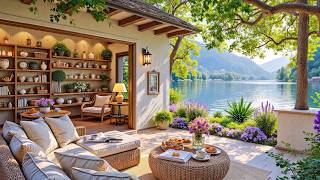 Tranquil Lakeside Porch Ambience 🍃 Soft Piano Music In Peaceful Summer & Warm Sunshine for Relaxing screenshot 5