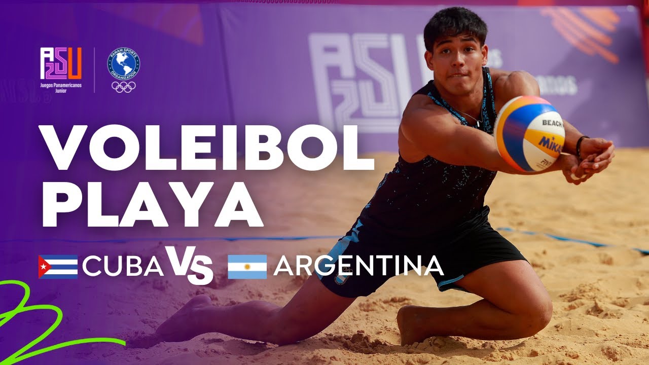 Cuba vs Argentina - Voleibol de Playa Masculino - Juegos Panamericanos Junior ASU 2025