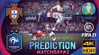 PS5 ft. 60FPS | POTURGAL vs FRANCE | FIFA 21 Predicts: Euro 2020 ● Matchday 3