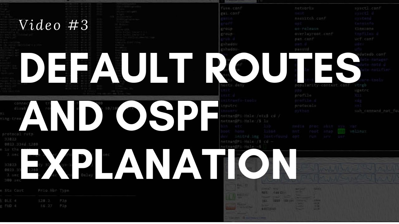  3 Default Routes And OSPF Explanation YouTube