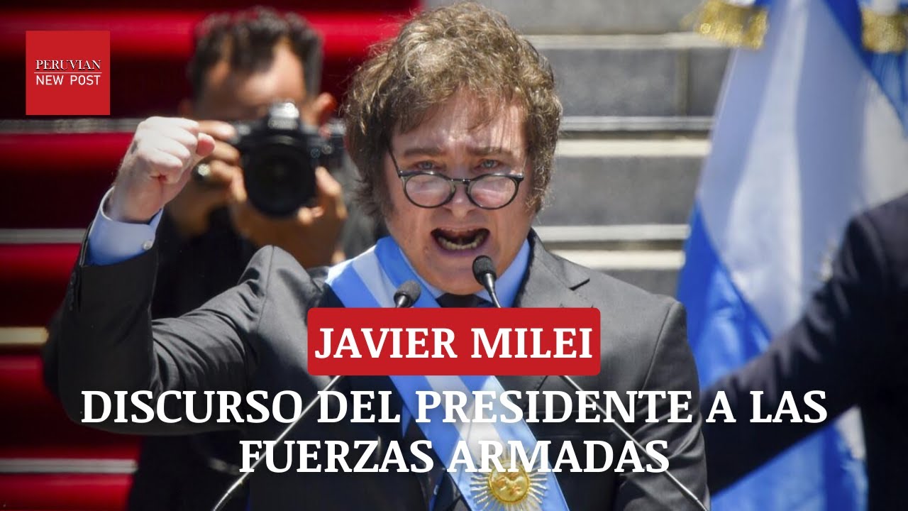 Discurso del Presidente de Javier Milei en la Cena con las Fuerzas ...