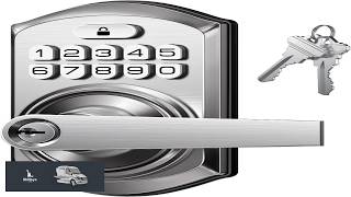 TEEHO TE004 Keyless Entry Keypad Door Lock with Handle Smart Digital