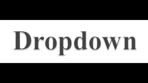 Dropdown
